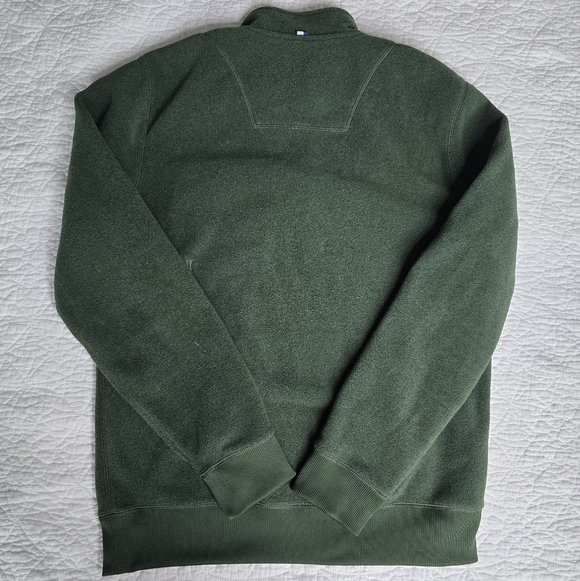 Kit And Ace Water Resistant Fleece Zip Pullover Forest Green - Picture 10 of 12